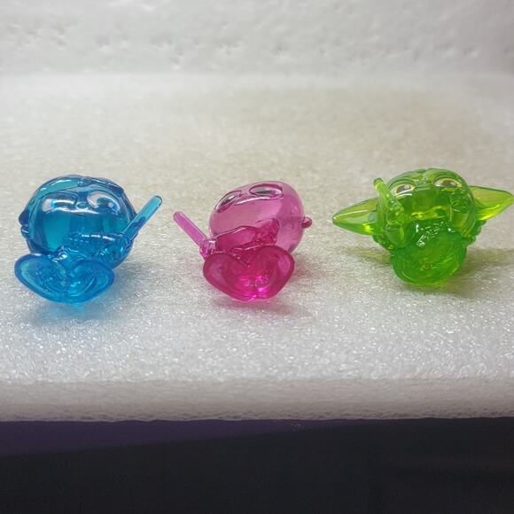 Star Wars Mini Figures Series 3 Exclusive Lightsaber Translucent Color Set Rare - Picture 13 of 13